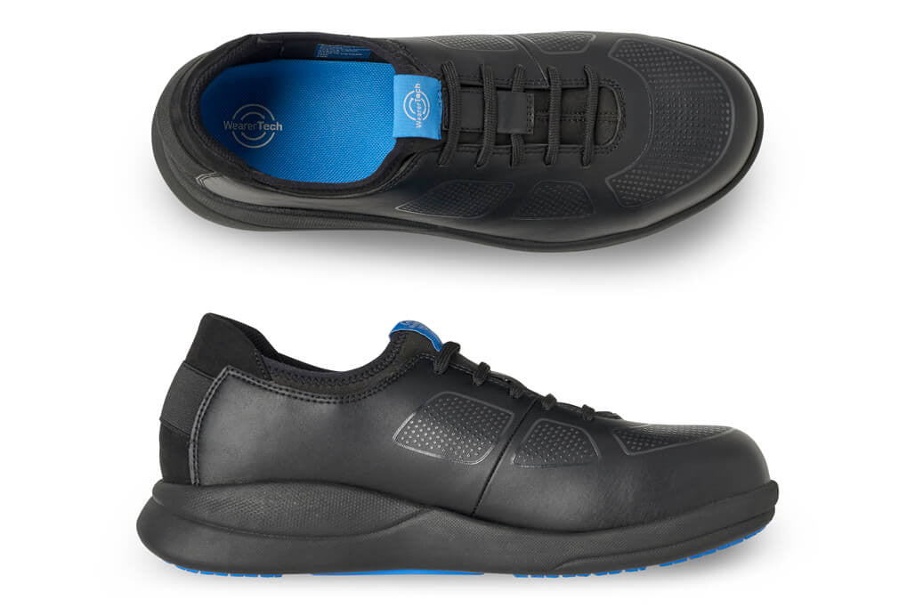 Transform Trainer Non Slip Comfortable Work Shoe with a Safety Toe Cap - Black