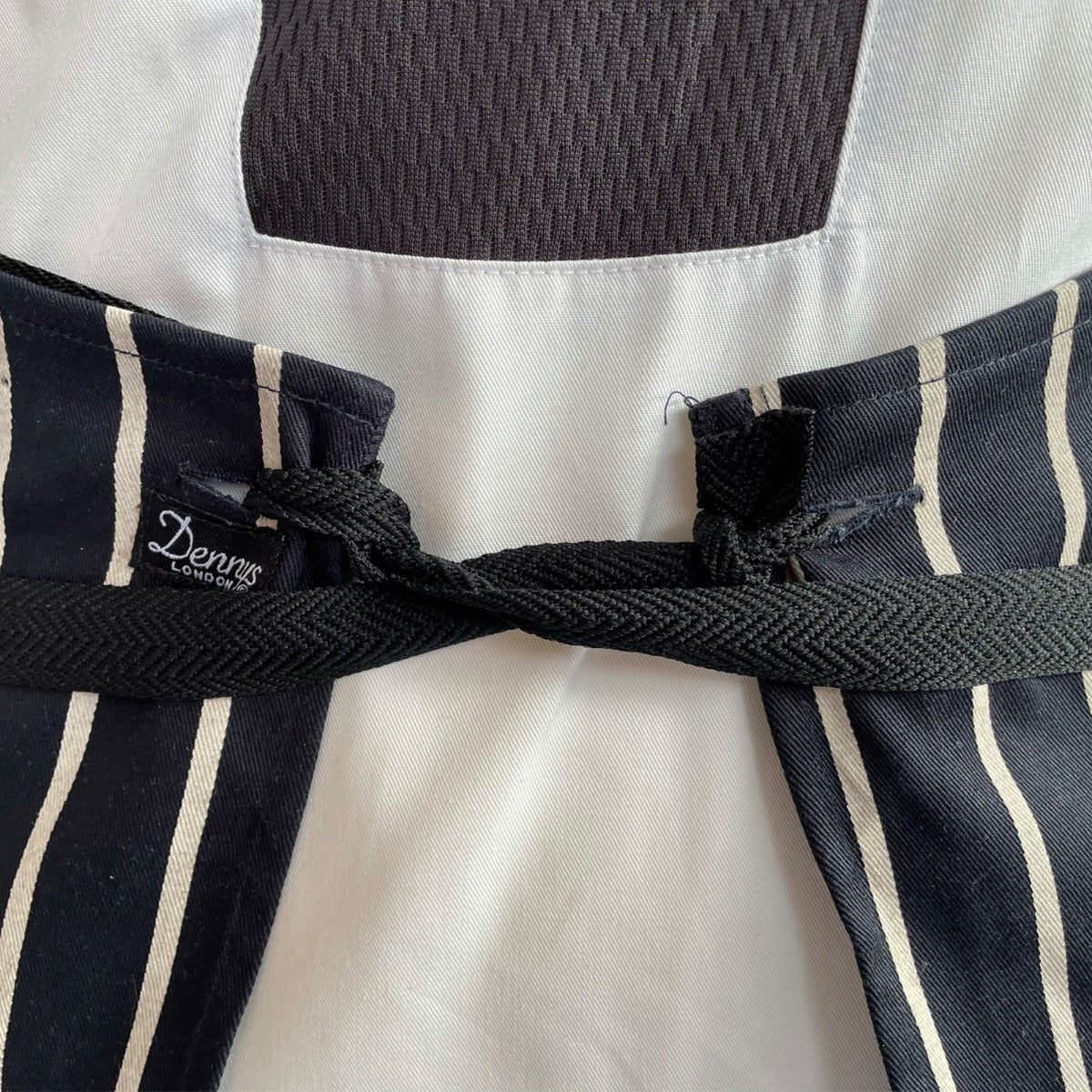 Dennys Replacement Apron Ties - Black