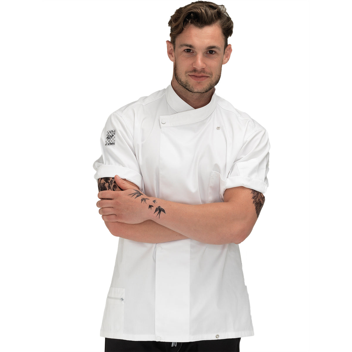 Le Chef Staycool Short Sleeve Tunic - White / 2XL