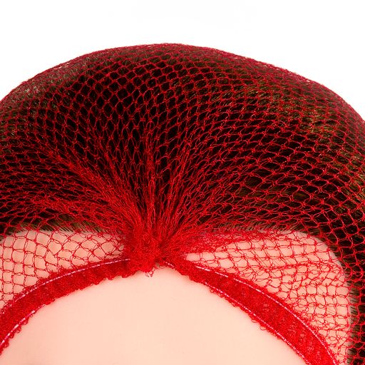 Dennys Disposable Hair Nets - Red