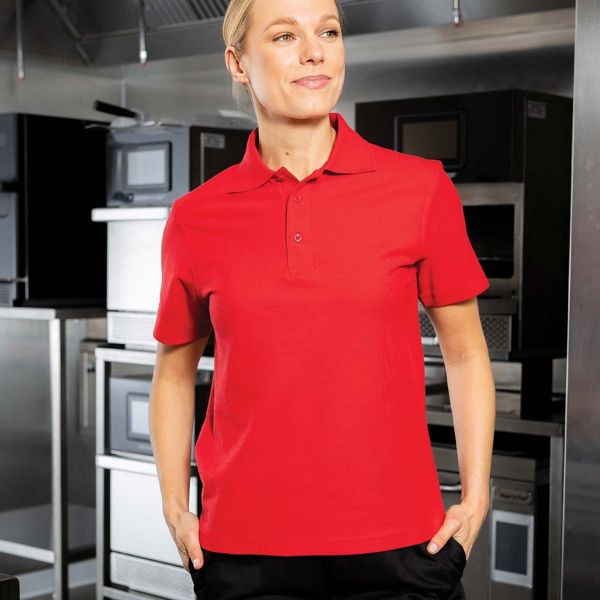 Dennys London Classic Polo Shirt - Red / 2XL