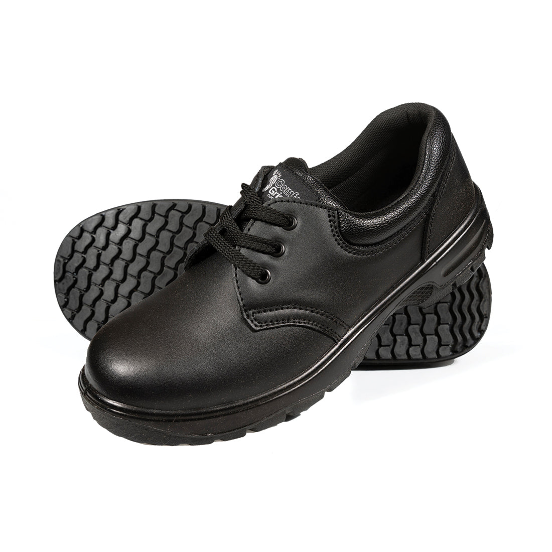 Comfort Grip Lace-Up Safety Shoe - 4(UK) 37(EU)