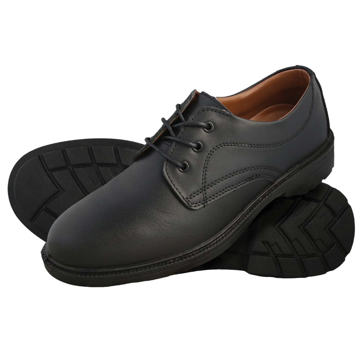 Comfort Grip Black, Executive Non-Slip Shoes - 6(UK) 39(EU)