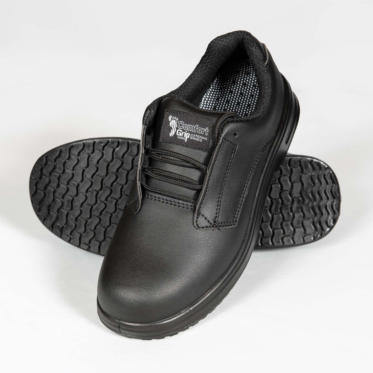 Comfort Grip Women's Lace-Up Safety Shoe - 4(UK) 37(EU)