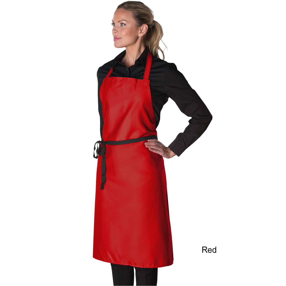 Dennys Bib Apron - Red
