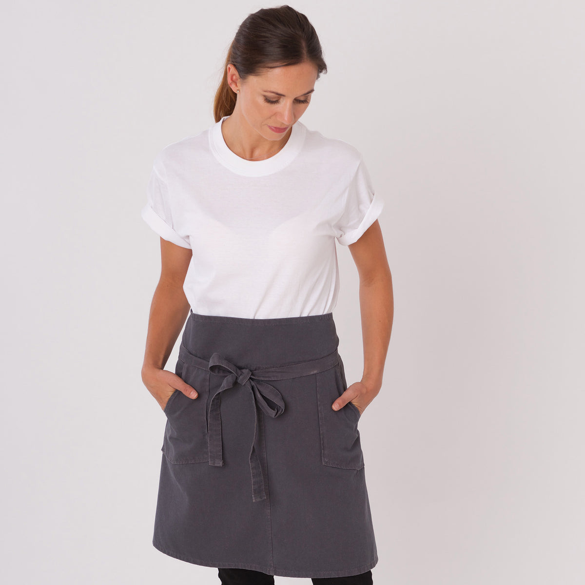 Dennys Originals Waist Apron - Storm Grey