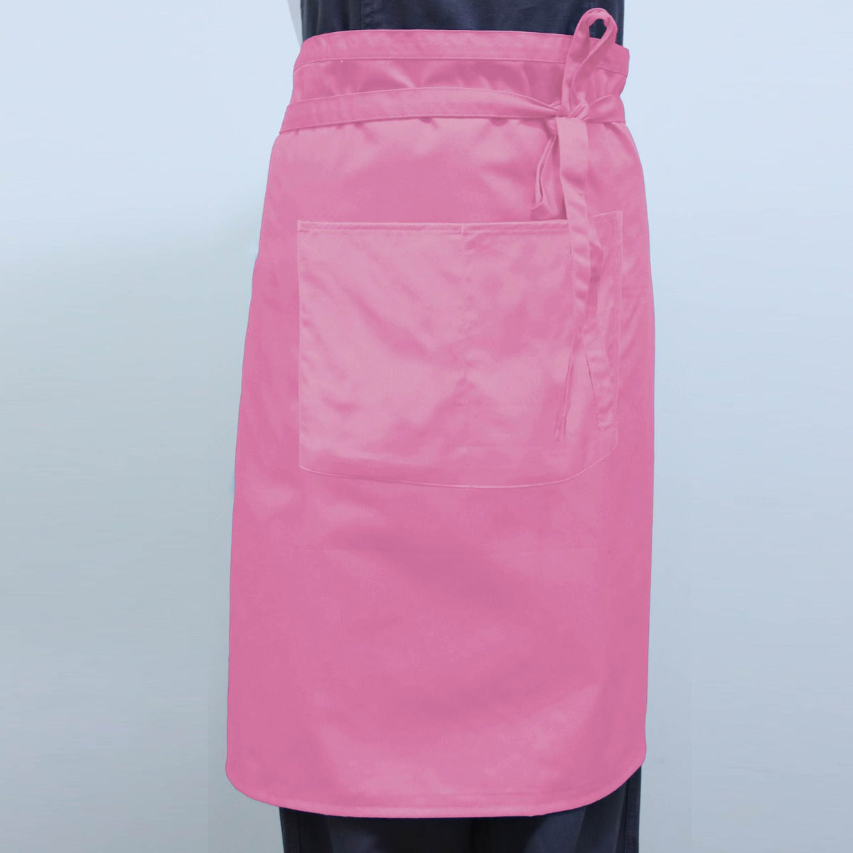 Wide Bistro Apron with Front Pocket - Orchid