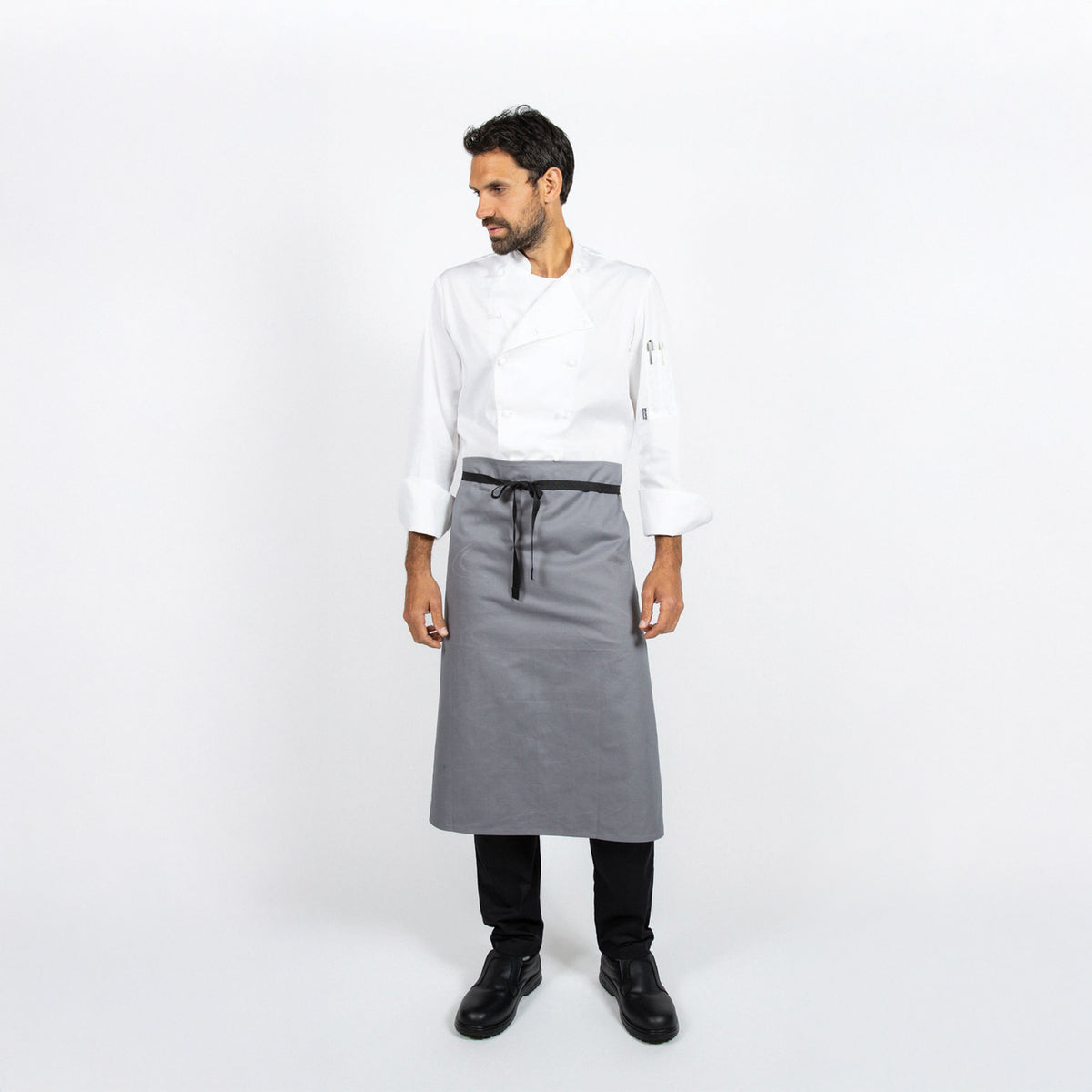 Dennys Regular Cotton Waist Apron - Griffin Grey