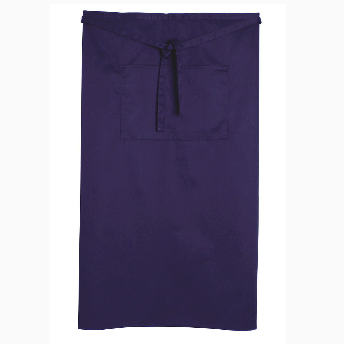 Dennys Wide Bistro Apron With Front Pocket - Purple