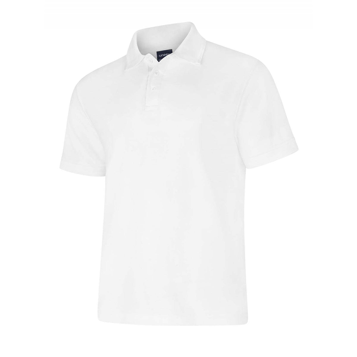 Uneek Deluxe Polo Shirt - White / XL