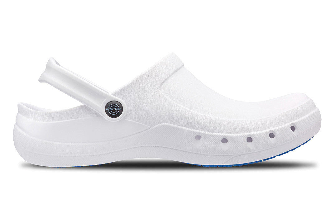 Revive Non-Slip Comfy Work Shoe Clog - White