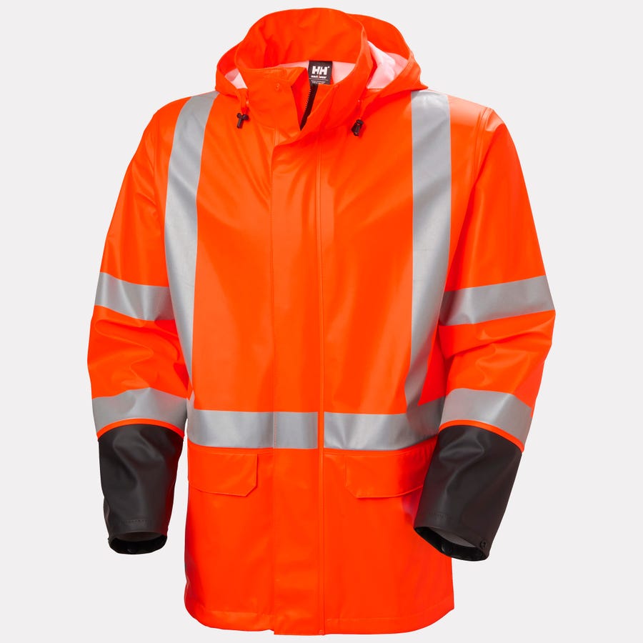 Helly Hansen - Addvis Rain Jacket - 70155 - Orange/Ebony