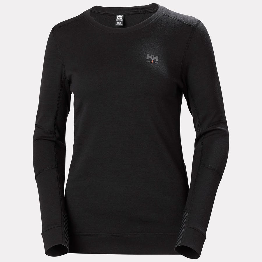 Helly Hansen - W Hh Lifa Merino Crewneck - 75209 - Black