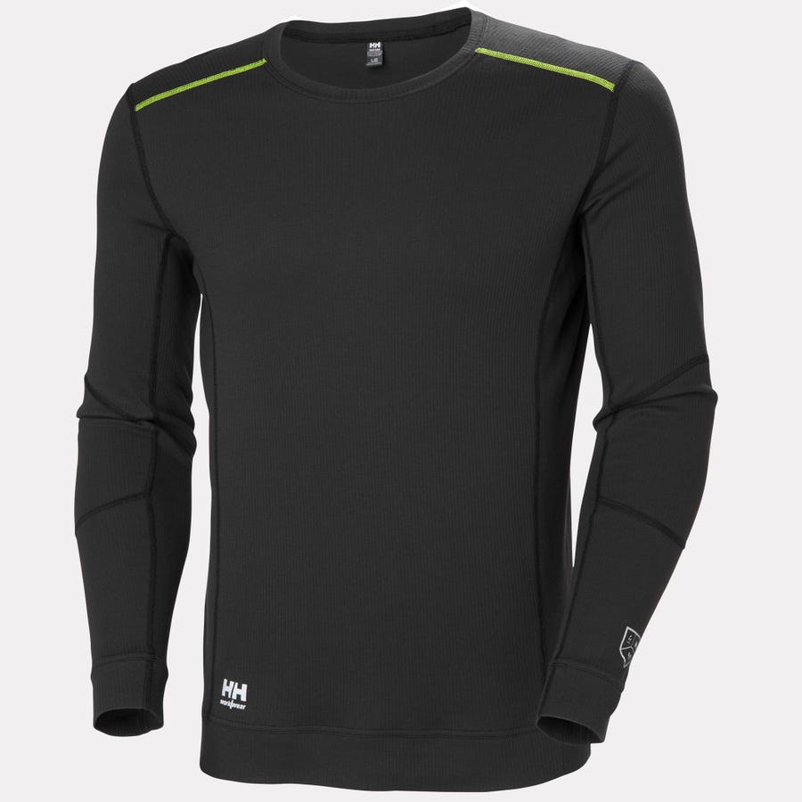 Helly Hansen - Fyre Baselayer Crewneck - 75249 - Ebony