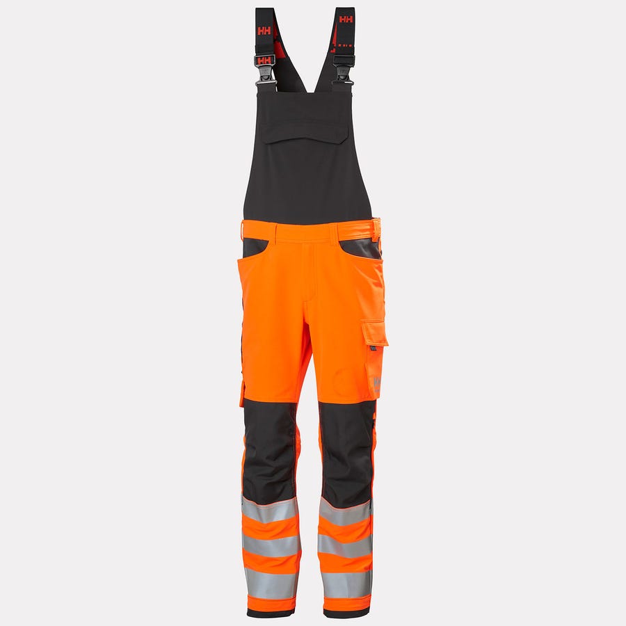 Helly Hansen - Alna 4X Work Bib Cl 2 - 77549 - Orange/Ebony