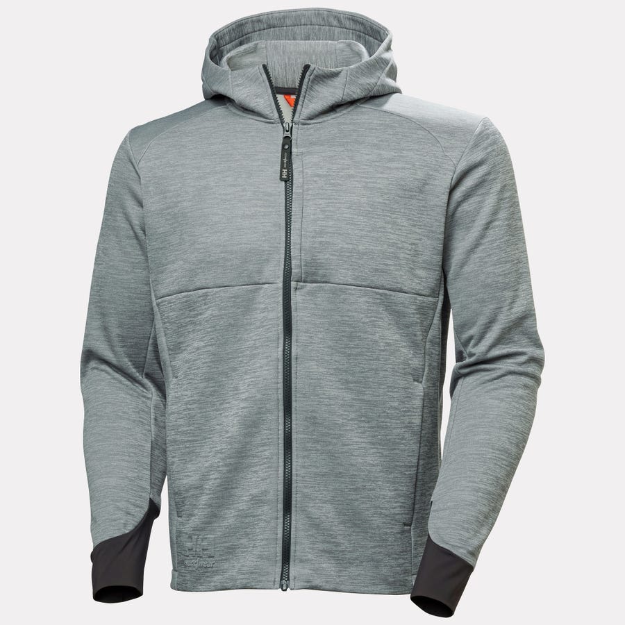 Helly Hansen - Tech Hooded Midlayer - 79232 - Grey Melange