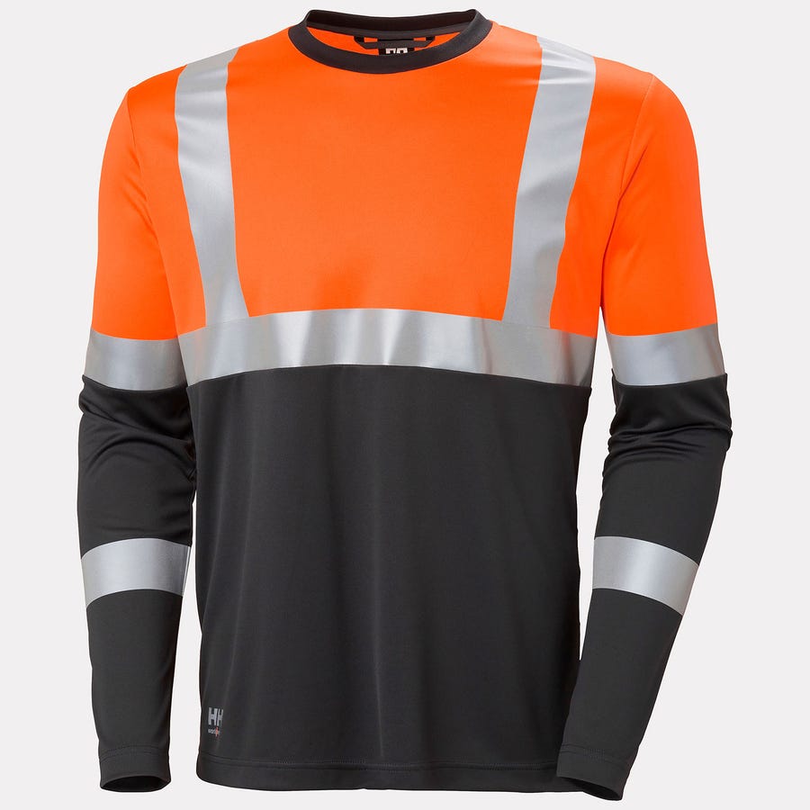Helly Hansen - Addvis Longsleeve Cl 1 - 79255 - Orange/Ebony