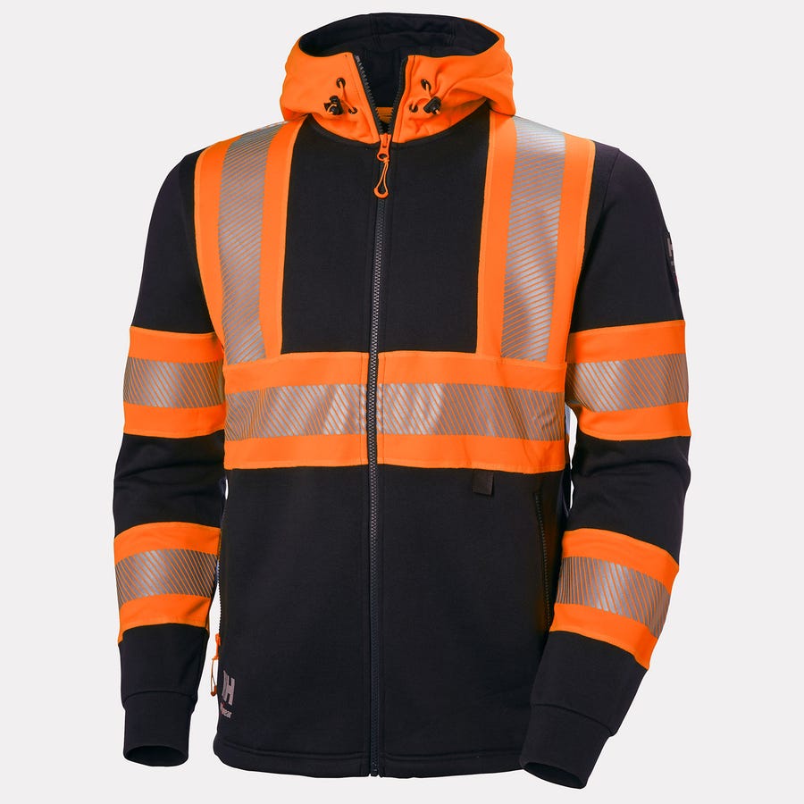 Helly Hansen - Icu Zip Hoodie - 79273 - Orange/Ebony