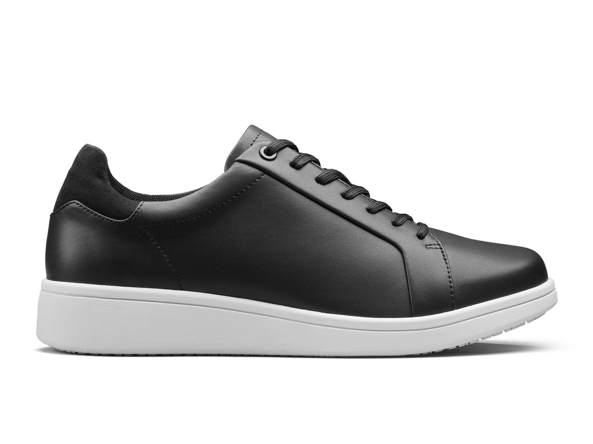Aspire Non-Slip Lightweight Comfortable Work Shoe - Black/White