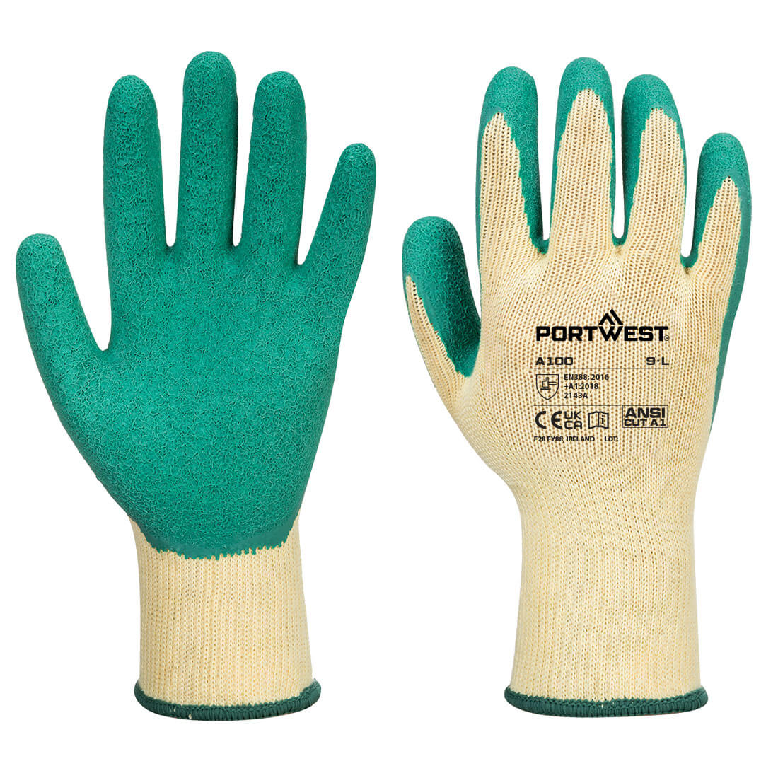 Portwest - Grip 10 Latex Glove - A100
