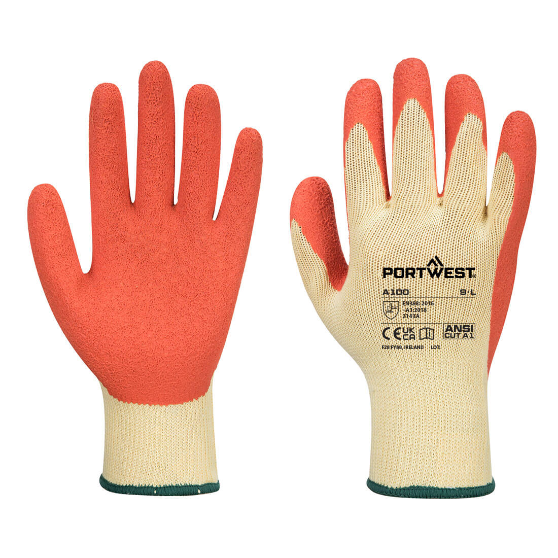 Portwest - Grip 10 Latex Glove - A100