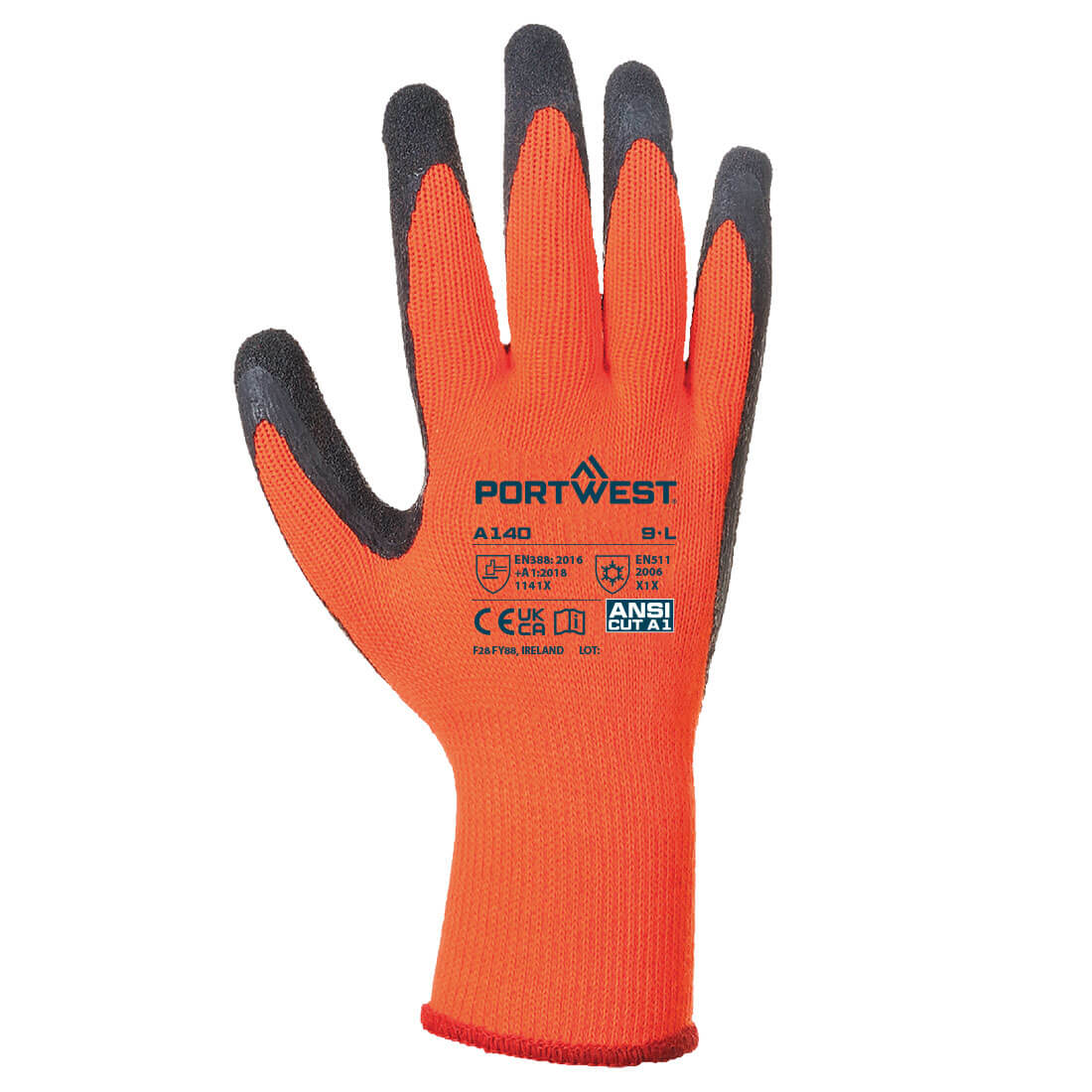 A140 Orange/Black Back
