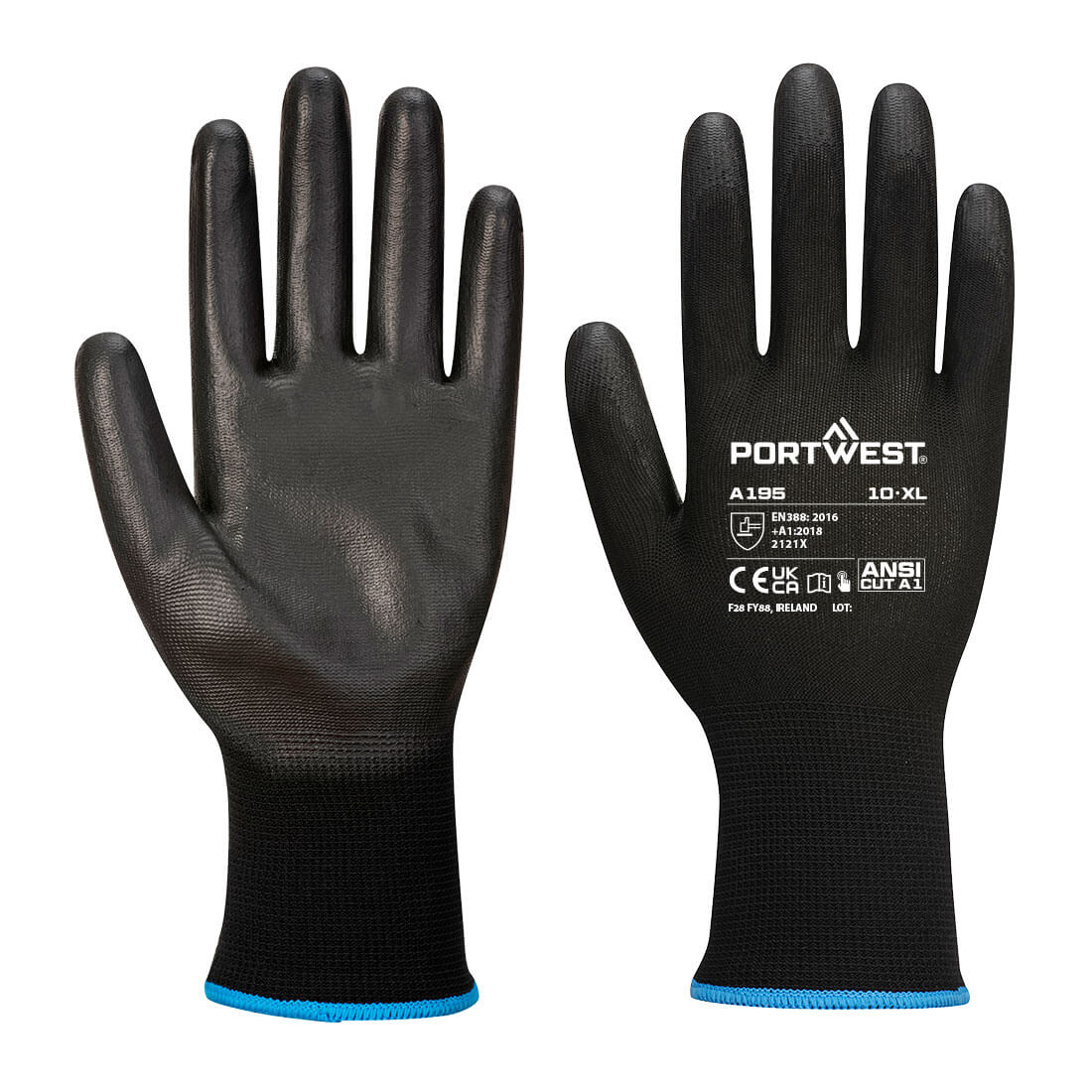 Portwest - Grip 13 PU Touchscreen Glove - A195