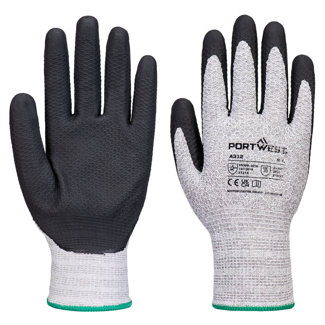 Portwest - Grip 13 Nitrile Diamond Knit Glove (Pk12) - A312