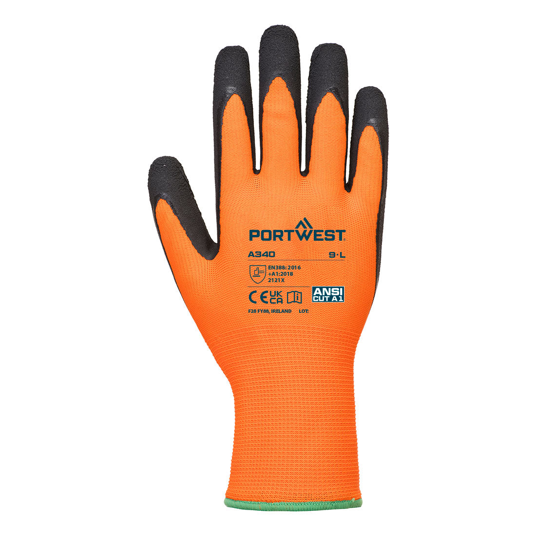 A340 Orange/Black Back