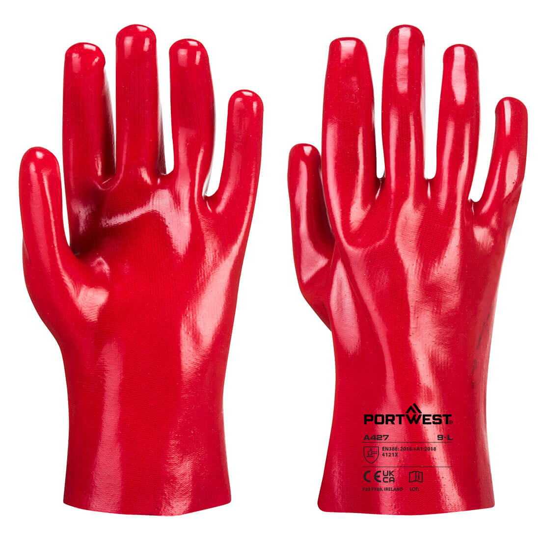 Portwest - Grip 12 PVC Gauntlet 27cm - A427