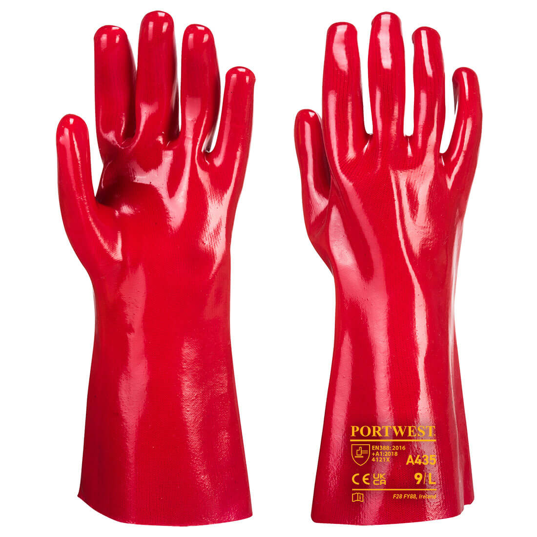 Portwest - Grip 12 PVC Gauntlet 35cm - A435