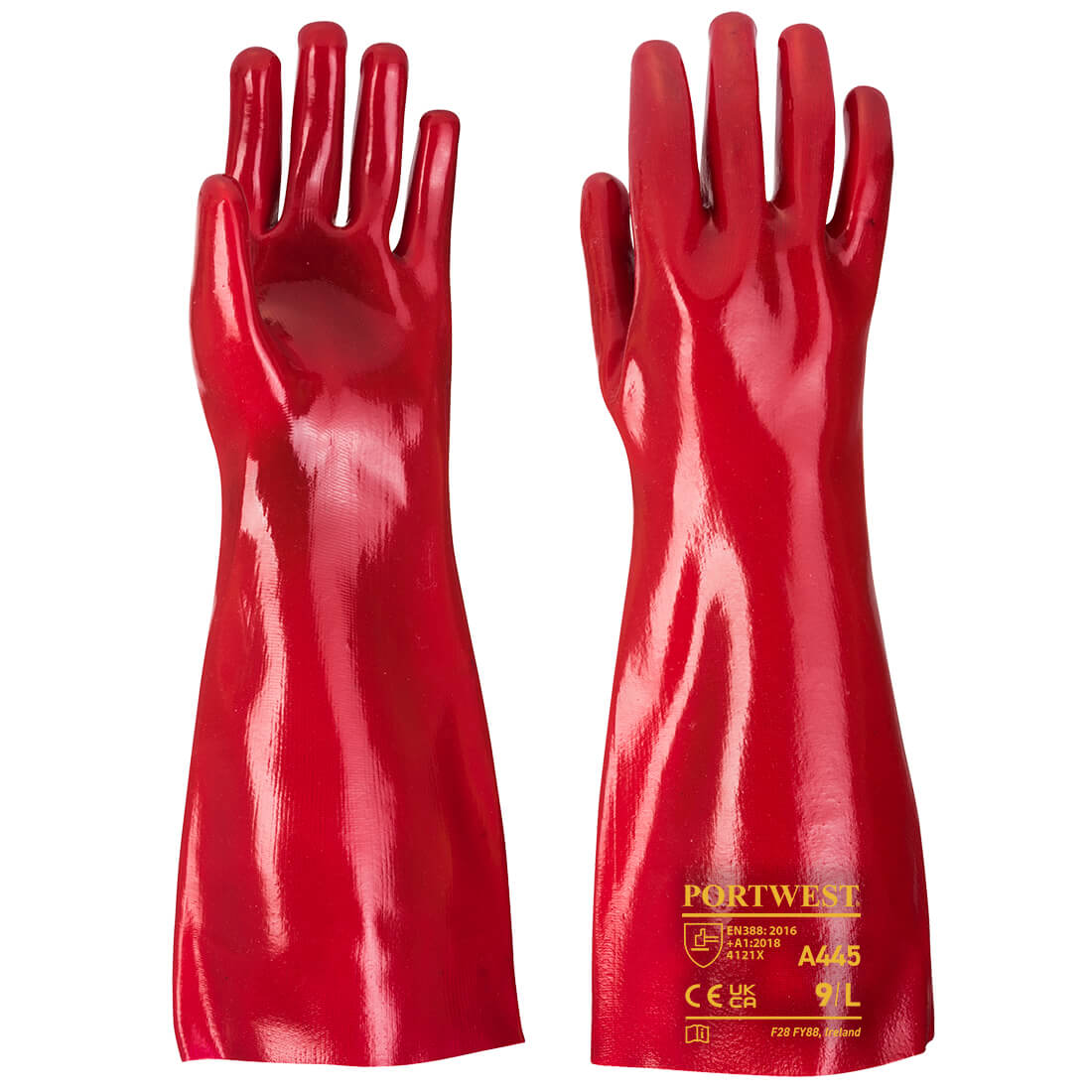 Portwest - Grip 12 PVC Gauntlet 45cm - A445