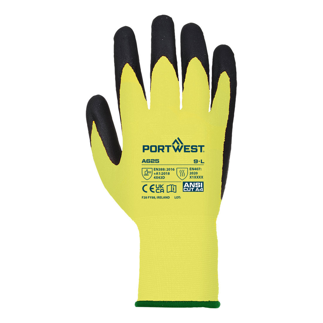 A625 Yellow/Black Back