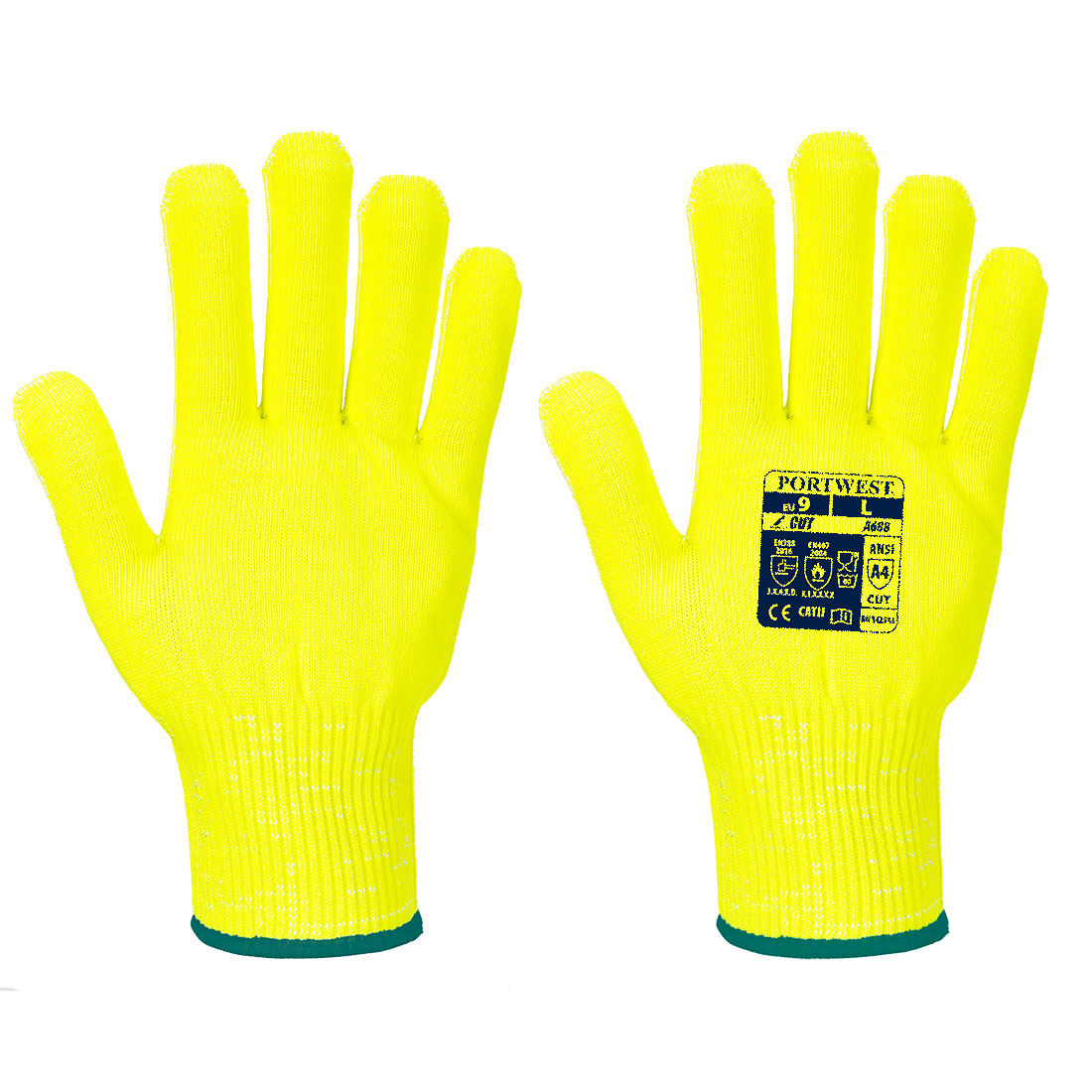 Portwest - Cut D13 Viz-Tex Liner Glove - A688