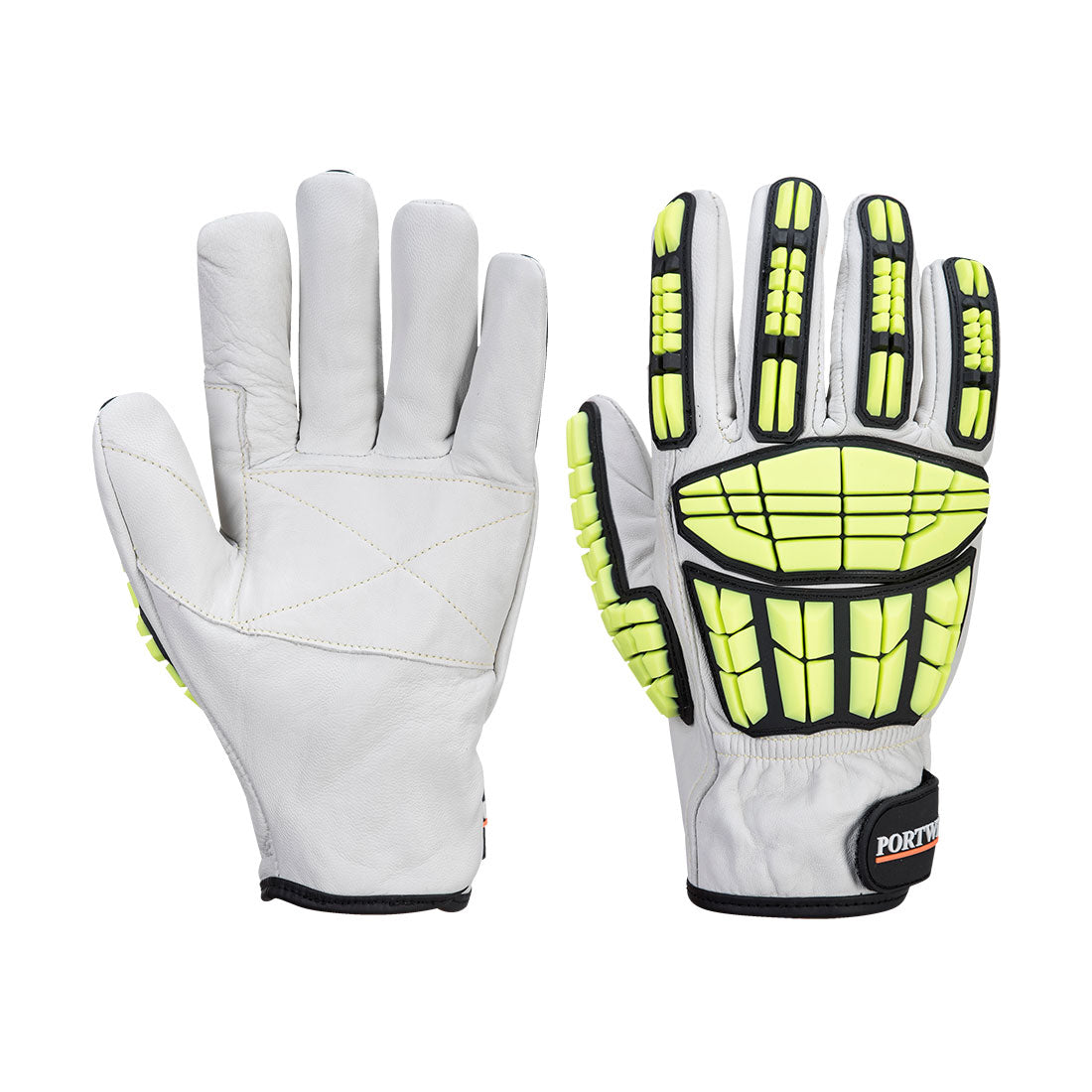 Portwest - Impact F135 Cow Leather Lined Glove - A745