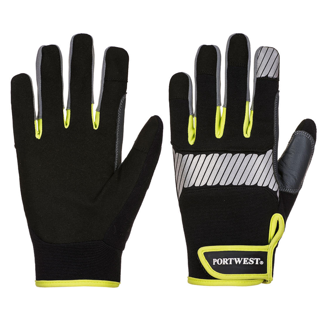 Portwest - PW3 Mechanic 80 Reflective Utility Glove - A770