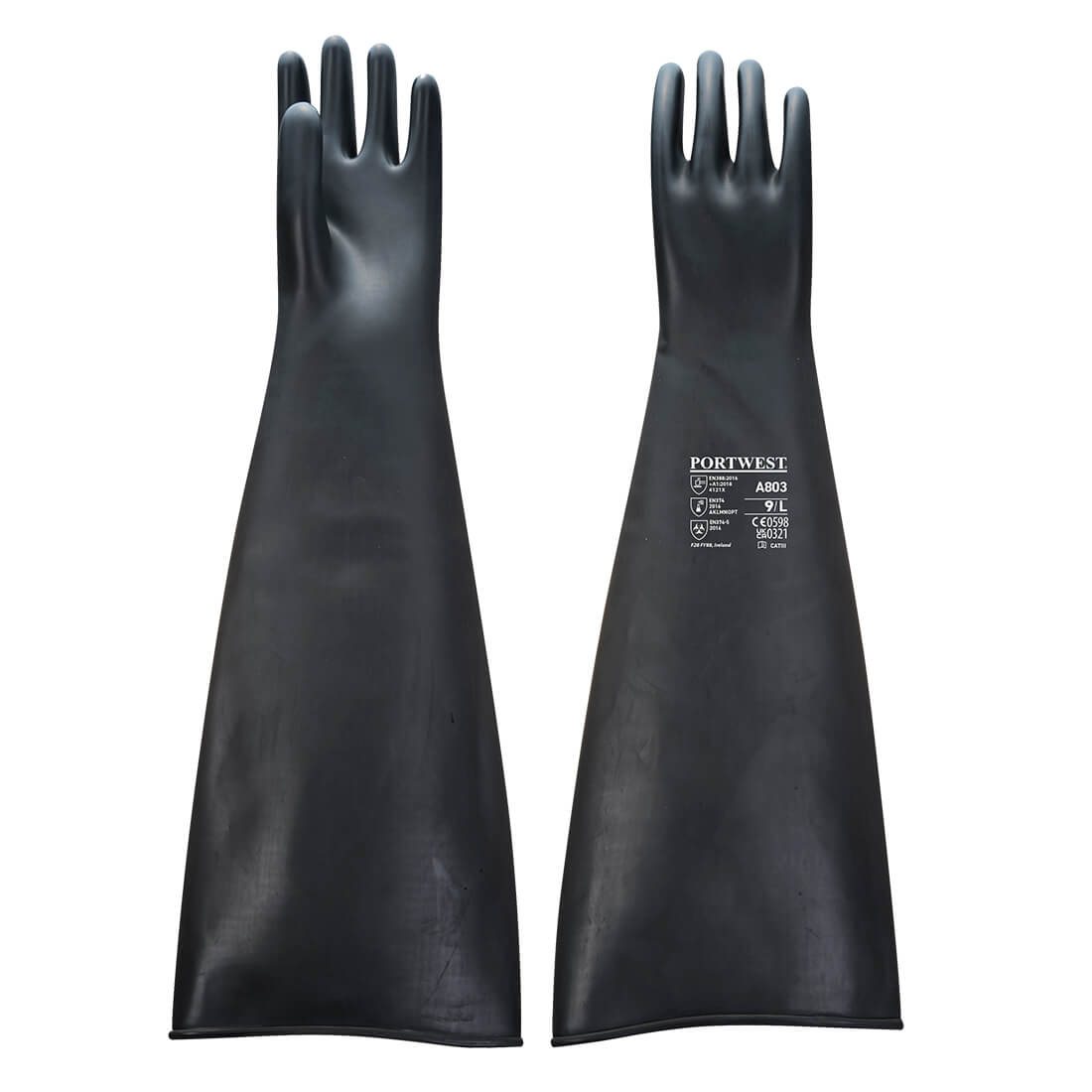 Portwest - Chem 600 Latex Heavyweight Gauntlet - A803