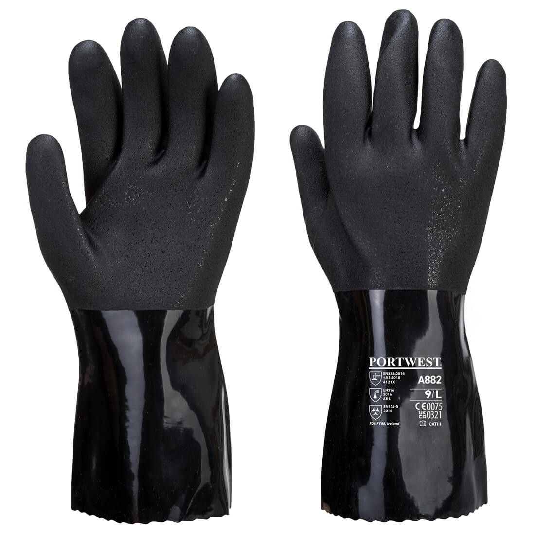 Portwest - ESD PVC Chemical Gauntlet - A882