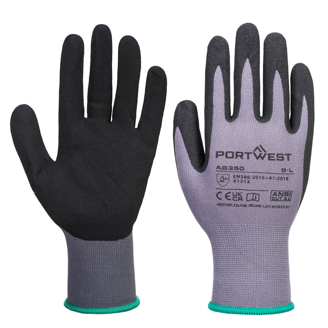 Portwest - Grip 15 Nitrile Sandy Essential Multipack (Pk12) - AB350