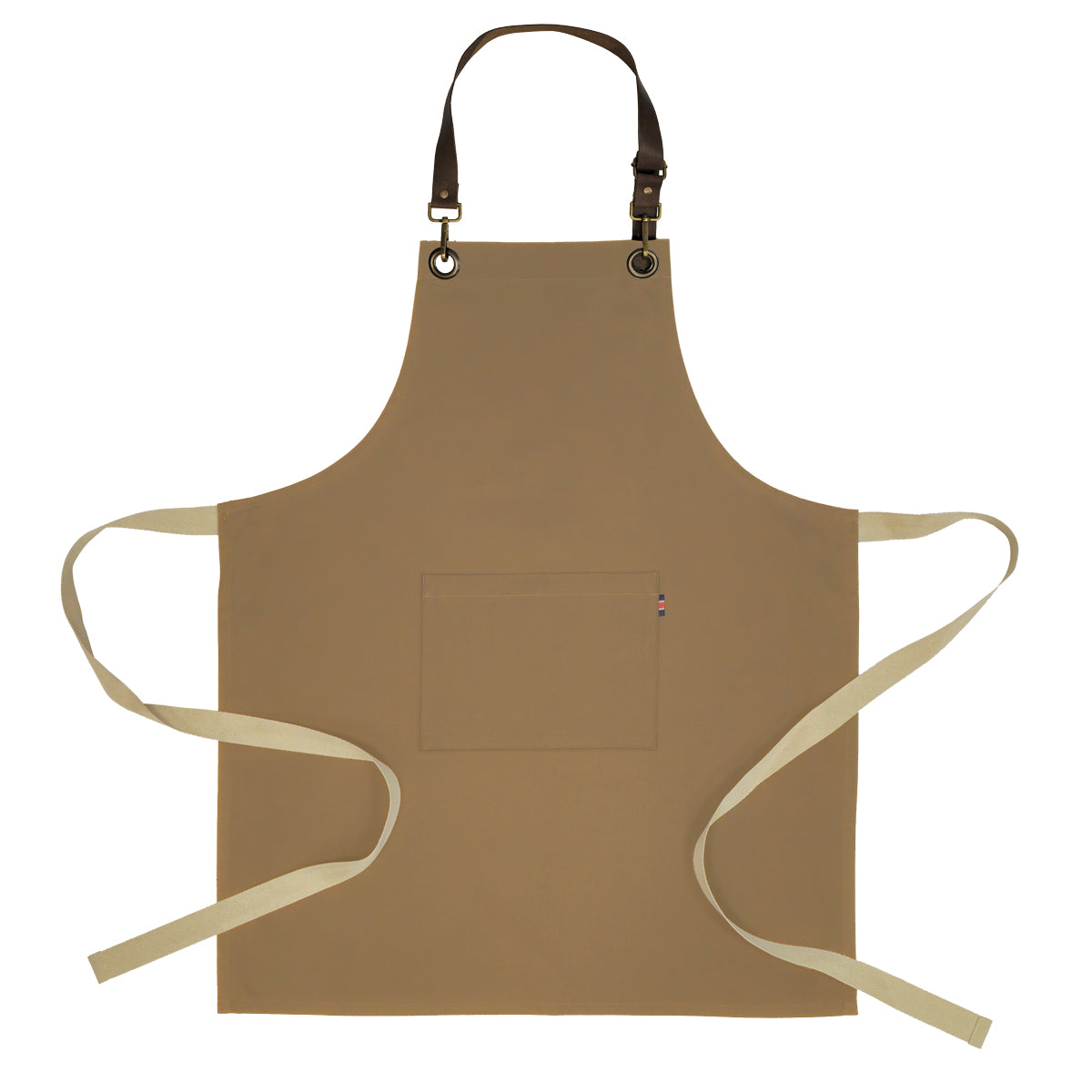 Coast Classic Long Bib Apron with Leather Halter - AF1107
