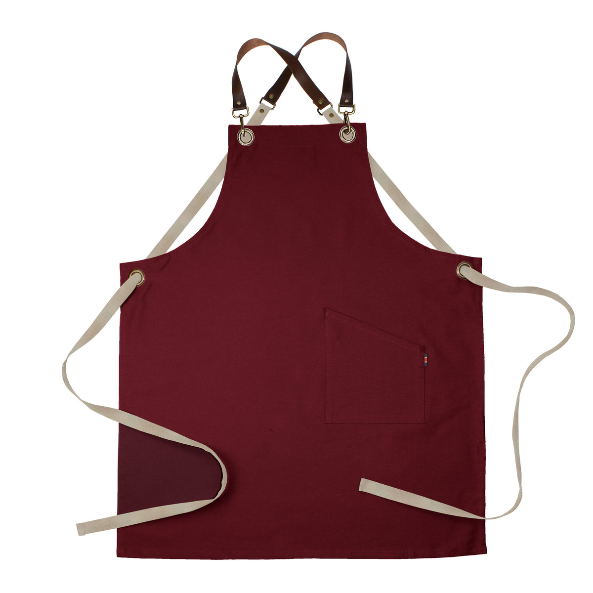 County Crossback - Long Bib Apron - Leather Halter - Premium - AF4001