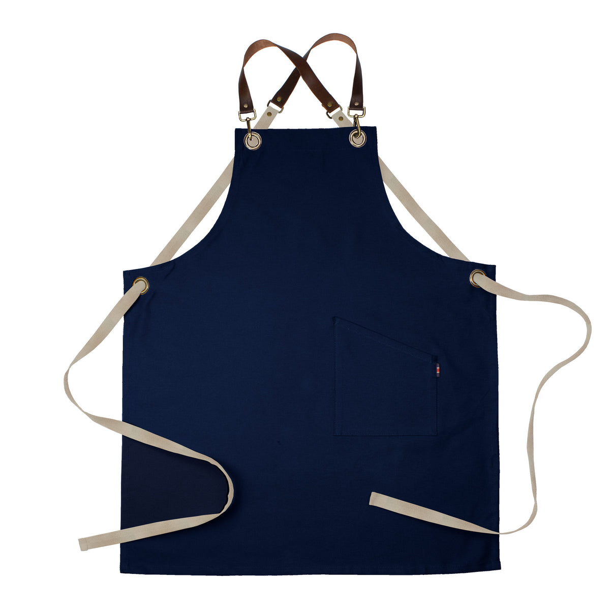 County Crossback - Long Bib Apron - Leather Halter - Premium - AF4001