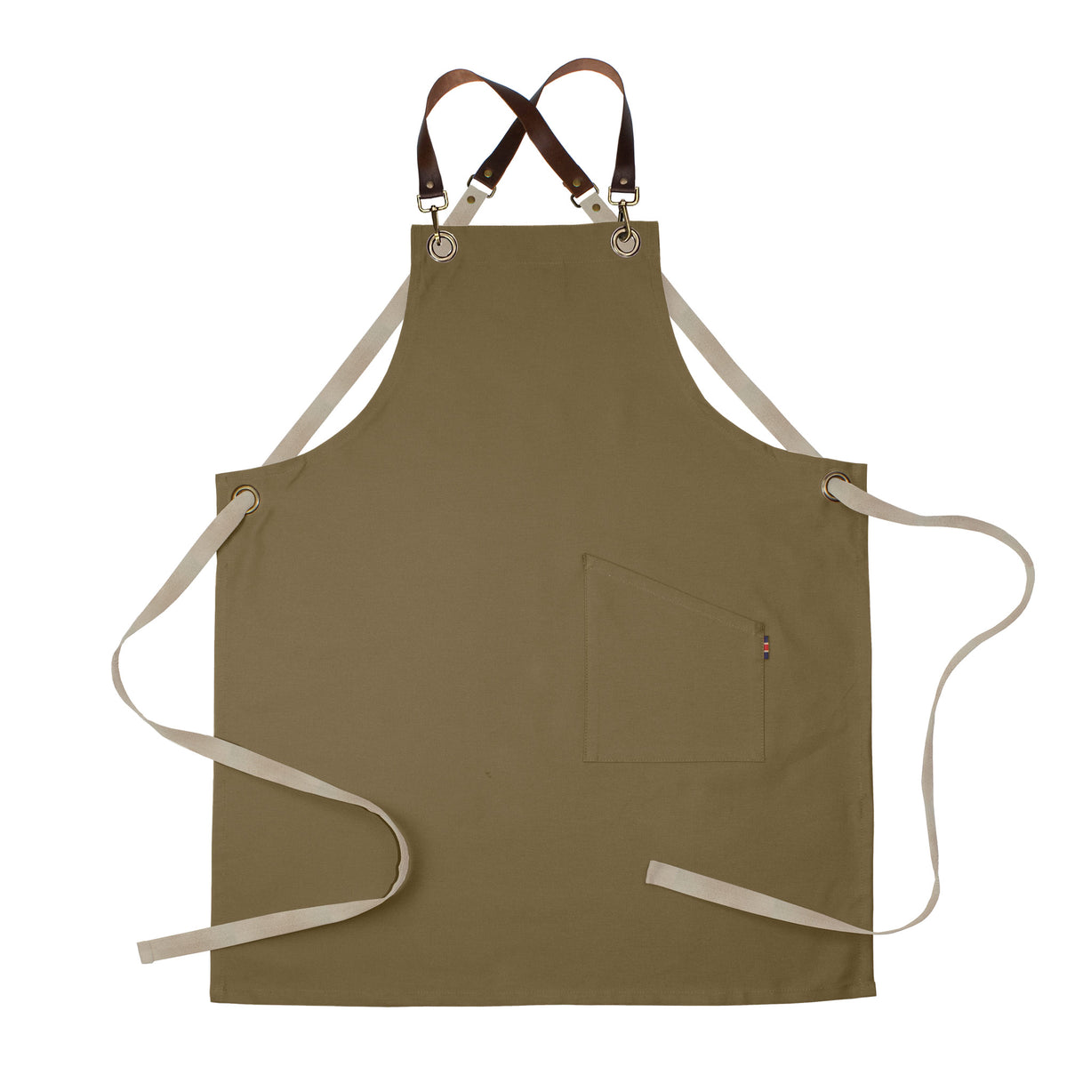 County Crossback - Long Bib Apron - Leather Halter - Premium - AF4001