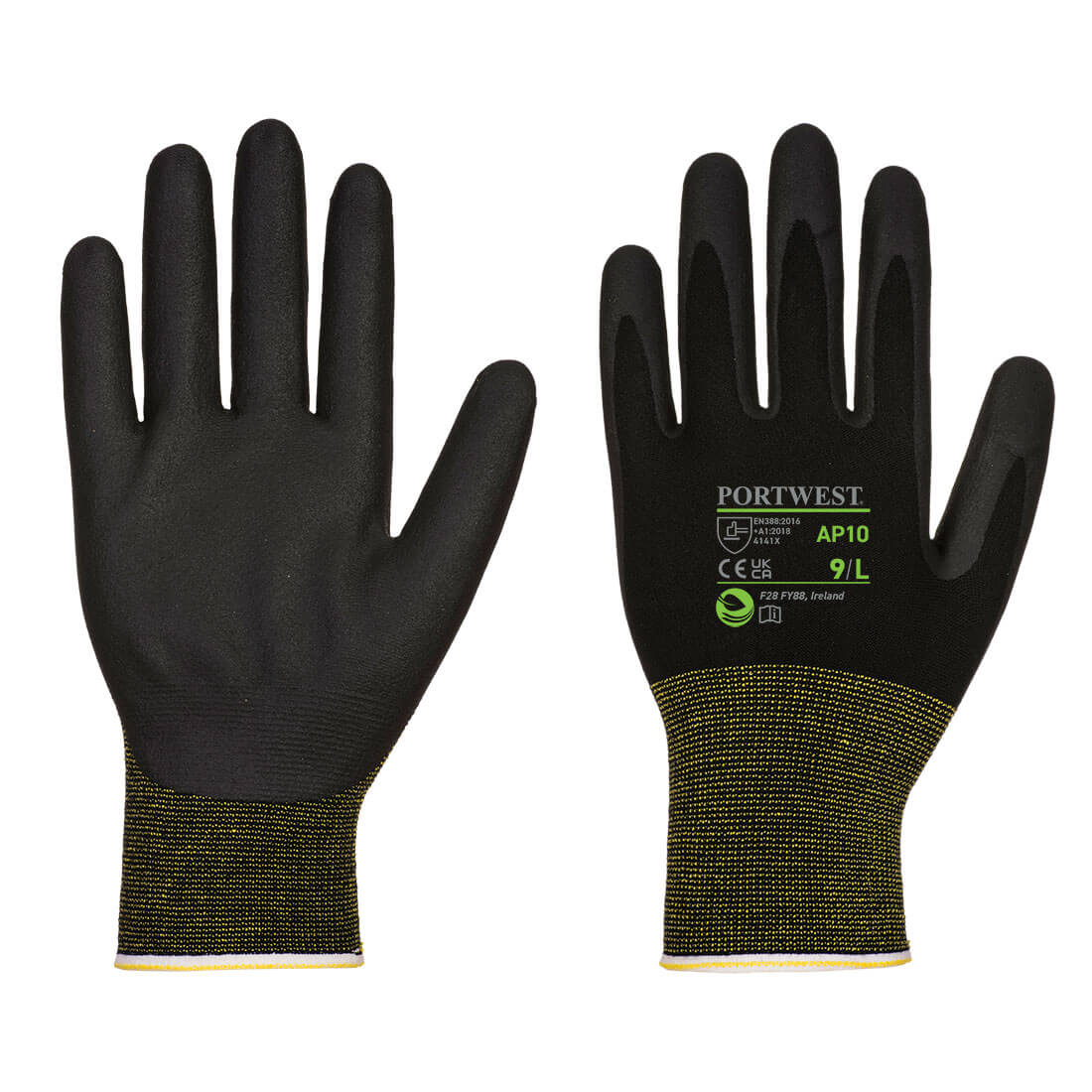 Portwest - Grip 15 Foam Nitrile Bamboo Glove (Pk12) - AP10