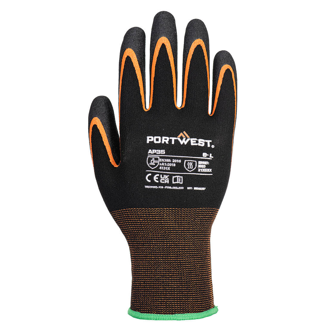AP35 Black/Orange Back