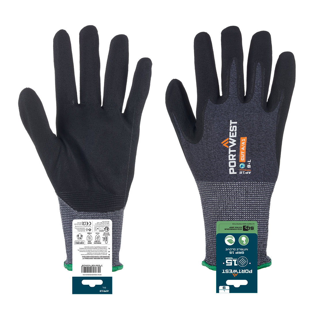 Portwest - SG Grip 15 Nitrile Glove (Retail) - APR12