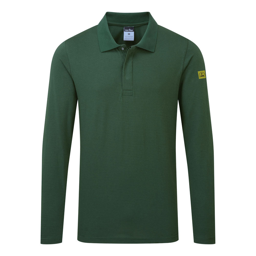 Portwest - Anti-Static ESD Polo Shirt L/S - AS23