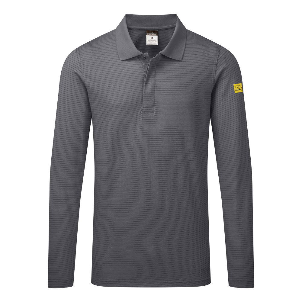 Portwest - Anti-Static ESD Polo Shirt L/S - AS23