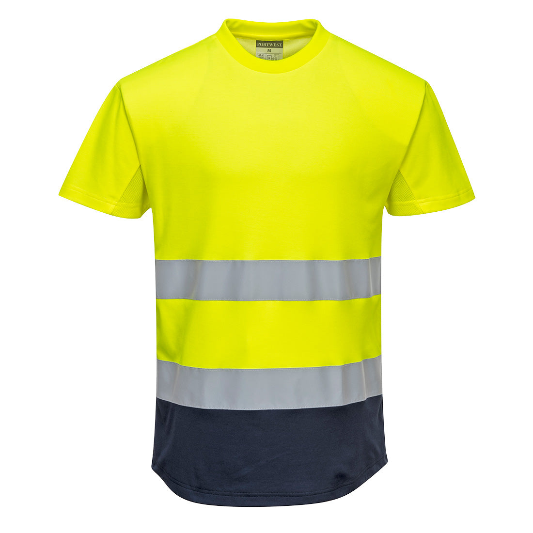 Portwest - Hi-Vis Contrast Mesh Insert T-Shirt S/S - C395