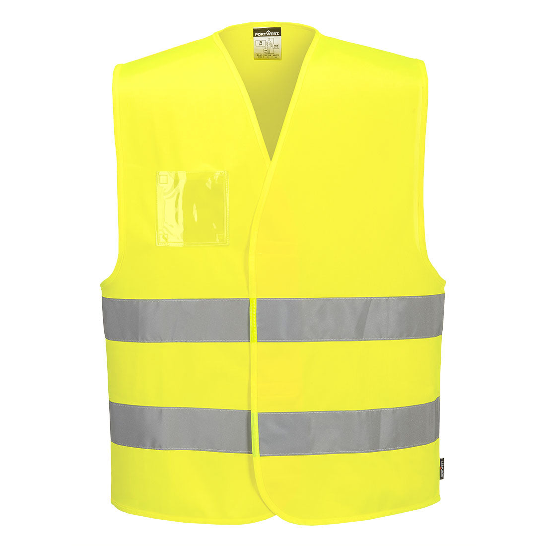 Portwest - Hi-Vis Two Band Dual ID Holder Vest - C475